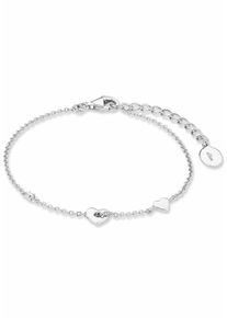 s.Oliver Damen Silberarmband "Herz, 2017226", Silber 925 (Sterlingsilber), silber, Silber 925 (Sterlingsilber), Armbänder, mit Zirkonia (synth.)