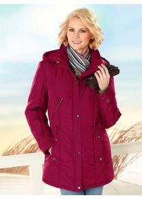 Classic Basics Damen Steppjacke, rot, Gr. 44, unifarben, 100% Polyester, Jacken