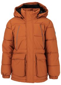 ZIGZAG Kinder Outdoorjacke "Jacob", braun, casual, Gr. 110, unifarben, 100% Polyester, Jacken, mit wärmendem Polster und wasserabweisender