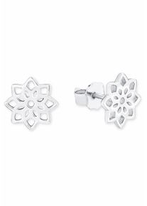 s.Oliver Damen Paar Ohrstecker "Blume, 2017220", Silber 925 (Sterlingsilber), silber, Silber 925 (Sterlingsilber), Ohrringe
