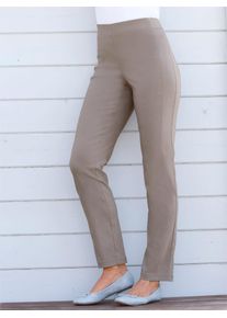 Stehmann Damen Dehnbund-Hose, grau, Gr. 20, unifarben, 72% Viskose, 25% Polyamid, 3% Elasthan, Hosen