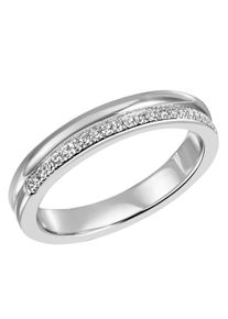Firetti Damen Fingerring "Schmuck Geschenk Silber 925 Silberring Fancy", 58, Silber 925 (Sterlingsilber), 3,2mm, silber, Silber 925 (Sterlingsilber),