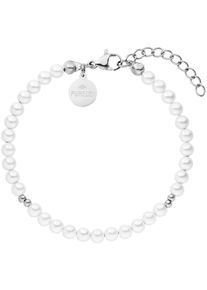 PURELEI Damen Armband "Schmuck Geschenk Finesse Armschmuck Armkette, H2307", Edelstahl-Perlen, silber, Edelstahl, Perlen, Armbänder, mit