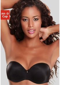 Lascana Damen Multiway-BH, Gr. 85, schwarz, Microtouch, Obermaterial: 80% Polyamid (TACTEL), 20% Elasthan, klassisch, BHs, mit abnehmbaren, normalen