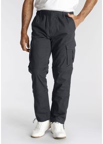 MAN'S WORLD MAN'S WORLD Herren Zip-off-Hose, grau, casual, Gr. 58, unifarben, Web, Obermaterial: 100% Baumwolle, Hosen, mit 2x Zip-Off Funktion
