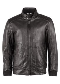 JCC Herren Lederjacke "3102164", schwarz, Gr. 60, Obermaterial: 100% Leder, Lamm; Lining 50% Polyester, 50% Baumwolle; Ärmelfutter: 100% Polyester;