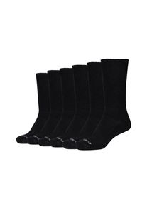 Camano Damen Socken "Diabetikersocken 6er Pack", Gr. 39, schwarz, 78% Baumwolle 18% Polyester 3% Polyamid 1% Elasthan, uni, Socken