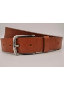 AnnaMatoni Damen Ledergürtel, braun, casual, Gr. 90, Rindsleder, Gürtel, mit silberner Schließe