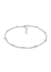 Elli Damen Armband "Layer Kugel Kettchen Basic Trend 925er Silber", 16cm, ohne Stein, Silber 925 (Sterlingsilber), silber, Silber 925