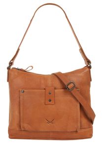 Sansibar Damen Umhängetasche, braun, Leder, vintage, Taschen, echt Leder