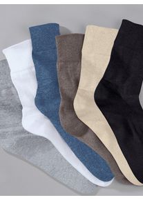 wäschepur WÄSCHEPUR Damen Socken, Gr. 2, braun, 90% Baumwolle, 8% Polyamid, 2% Elasthan, Socken