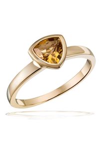 Goldmaid Damen Goldring, 18, Gelbgold 375, gold, Gelbgold 375, Fingerringe