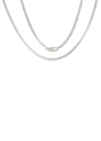 Firetti Damen Kette ohne Anhänger "Schmuck Geschenk Silber 925 Halsschmuck Halskette Königskette", Silber 925 (Sterlingsilber), L: 45cm B: 1,7mm,