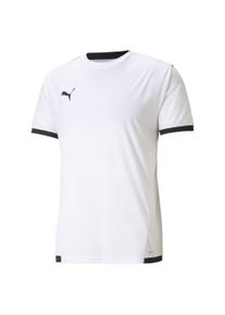 Puma Herren Trainingstop "TEAMLIGA JERSEY", schwarz-weiß, sportlich, Gr. XL, unifarben, Interlock, Obermaterial: 100% Polyester, Tops