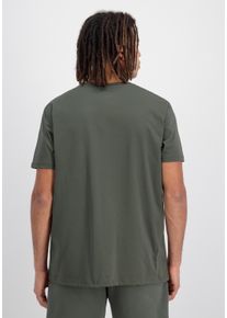 Herren T-Shirt "Alpha Industries Men - T-Shirts Patch T LF", grün, Gr. XS, Alpha Industries, Obermaterial: 100% Baumwolle, Shirts