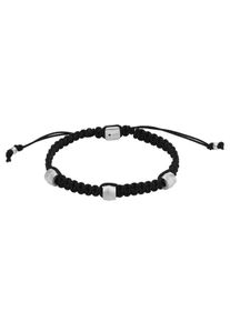 Fossil Armband "HARLOW LINEAR, JF04567040", Edelstahl-Nylon, schwarz, Edelstahl, Nylon, Armbänder