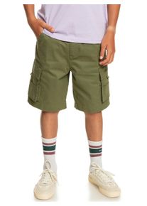 Quiksilver Kinder Cargoshorts "Cargo To Surf", grün, Gr. 14, 98% Baumwolle, 2% Elasthan, Hosen