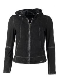 Maze Damen Lederjacke "Donie", schwarz, Gr. XS, Obermaterial: 100% Lammleder/ Innenmaterial 100% Polyester / Ärmelfutter: 100% Polyester, Jacken