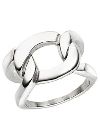 Jobo Damen Fingerring, 54, Edelstahl, silber, Edelstahl, Fingerringe, Edelstahl breit