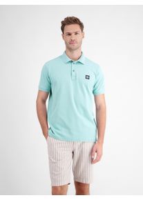 Lerros Herren Poloshirt "Lerros Unifarbenes Poloshirt", blau, Gr. S, 95% Baumwolle; 5% Elasthan, Shirts