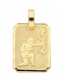 Adelia´s ADELIA ́S Damen Ketten-Anhänger "333 Gold Sternzeichen Anhänger Schütze", Damen, Schütze, Gelbgold 333, gold, Gelbgold 333, Schmuckanhänger,