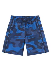 Bench. Kinder Badeshorts "Jones Kids", blau, Gr. 146, bedruckt, Polyester, Badehosen, mit kontrastfarbenen Pipings