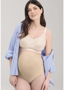 Anita MATERNITY Damen Still-BH "Essential Lace", Gr. M, beige, Stoff, Obermaterial: 62% Polyamid, 38% Elasthan, unifarben mit Farbeinsatz, bestickt,