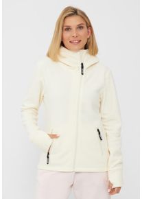 Bench. Damen Fleecejacke "NINJA", weiß, Gr. XL, Fleece, Obermaterial: 100% Polyester, Jacken