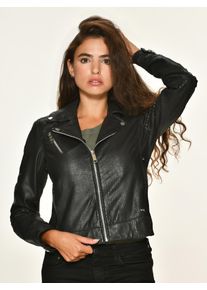 Maze Damen Lederjacke "Provo", schwarz, Gr. S, Obermaterial: 100% Lammleder / Futter: 100% Polyester, Jacken