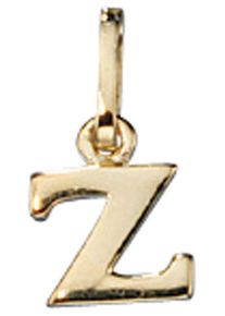 Jobo Damen Buchstaben-Anhänger "Anhänger Buchstabe", Z, Gelbgold 333, gold, Gelbgold 333, Schmuckanhänger, 333 Gold