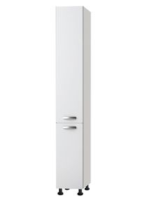 Apothekerschrank Optifit, B:30cm H:211,8cm T:58,4cm, weiß, Holzwerkstoff, Küche, Schränke, "Ole"