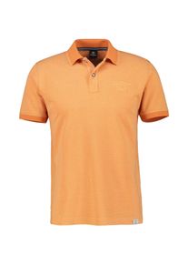 Lerros Herren Poloshirt "Lerros Poloshirt in Melange Optik", orange, Gr. 6XL, 100% Baumwolle, Shirts