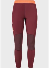 Schöffel SCHÖFFEL Damen Outdoorhose "Tights Tristkopf L", rot, sportlich, Gr. 42, Oberstoff : 85% Nylon 15% Elasthan, Hosen