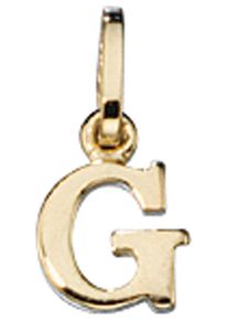 Jobo Damen Buchstaben-Anhänger "Anhänger Buchstabe", G, Gelbgold 333, gold, Gelbgold 333, Schmuckanhänger, 333 Gold