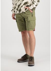 Herren Sweatshorts "Alpha Industries Men - Shorts Ripstop Jogger Short", grün, Gr. XXL, Alpha Industries, Obermaterial: 100% Baumwolle, Hosen