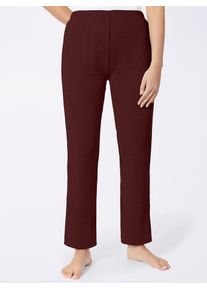 feel good Damen Homewearpants, Gr. 36, lila, 60% Baumwolle, 35% Polyester, 5% Elasthan, unifarben, Hosen