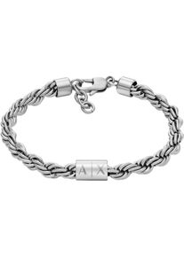 Armani Exchange Armband "ICON, AXG0124710, AXG0123040", Edelstahl, silber, Edelstahl, Armbänder