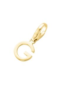 Damen Charm Buchstabe "Buchstabe G, Silber 925", gold, Giorgio Martello MILANO, Silber 925 (Sterlingsilber), Charms