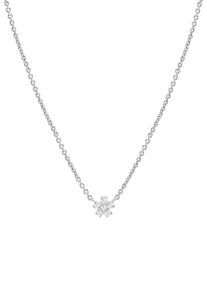 UNIKE JEWELLERY Damen Kette mit Anhänger "MIX&MATCH FLOWER BLUME, UK.CL.1205.0050", Silber 925 (Sterlingsilber), L: 45cm, silber, Silber 925