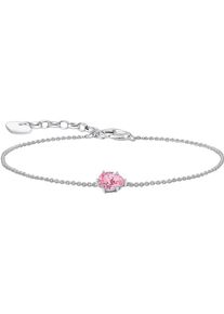 Thomas Sabo Damen Armband "mit großem Zirkoniatropfen, A2159-051-14-L19V, A2159-051-9-L19V", 19, Silber 925 (Sterlingsilber), bunt, Silber 925