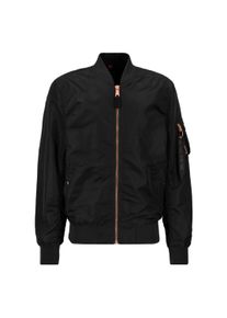 Herren Bomberjacke "Alpha Industries Men - Bomber Jackets MA-1 VF LW", schwarz, Gr. S, Alpha Industries, Obermaterial/Futter: 100% Nylon, Jacken