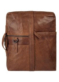 SPIKES & SPARROW Damen Aktentasche, SPIKES & SPARROW, braun, Leder, unifarben, leicht glänzend, Taschen, echt Leder