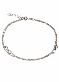 Firetti Fußkette "Schmuck Geschenk Silber 925 Körperschmuck Ankerkette", Silber 925 (Sterlingsilber), silber, Silber 925 (Sterlingsilber), Fußkettchen