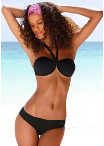 Lascana Damen Bikini-Hose "Woman", schwarz, Gr. 32, unifarben, Microfaser, Polyamid, Badehosen, im klassischem Design
