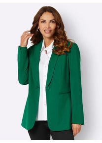 Lady Damen Jackenblazer "Blazer", grün, Gr. 36, 63% Polyester, 34% Viskose, 3% Elasthan, Blazer
