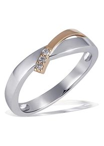 Goldmaid Damen Diamantring, 54, Weißgold 585, bunt, Weißgold 585, Fingerringe