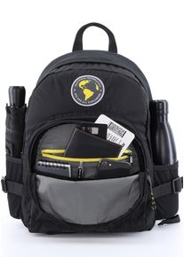 Cityrucksack "New Explorer", National Geographic, schwarz, Nylon, sportlich, Rucksäcke, mit vielen Fächern