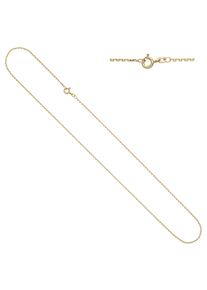 Jobo Damen Goldkette, Gelbgold 333, L: 36cm, gold, Gelbgold 333, Halsketten, Ankerkette 333 Gold 36 cm 1,2 mm