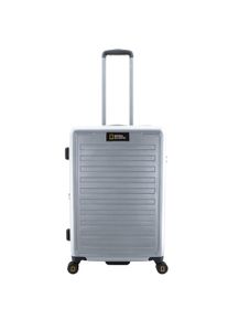 Koffer "CRUISE", National Geographic, silber, Polyester, elegant, Koffer, Aus robustem Polycarbonat