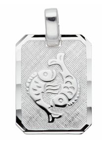 Adelia´s ADELIA ́S Damen Ketten-Anhänger "925 Silber Sternzeichen Anhänger Fisch", Damen, Fische, Silber 925 (Sterlingsilber), silber, Silber 925